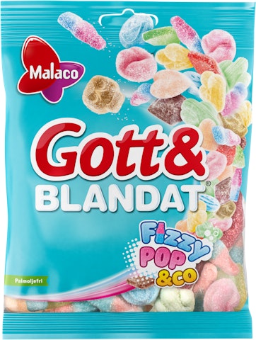 Gott och Blandat Fizzy Pop Mix 170g makeissekoitus