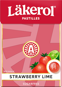 Läkerol Classic pastilli 75g Strawberry Lime