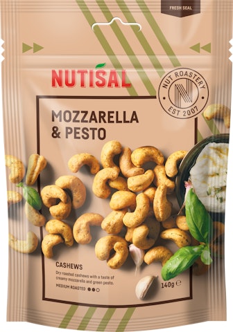Nutisal Mozzarella - Pesto cashewpähkinä 140 g