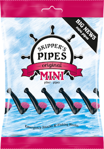 Skipper's Mini Pipes Original lakritsimakeinen 192g