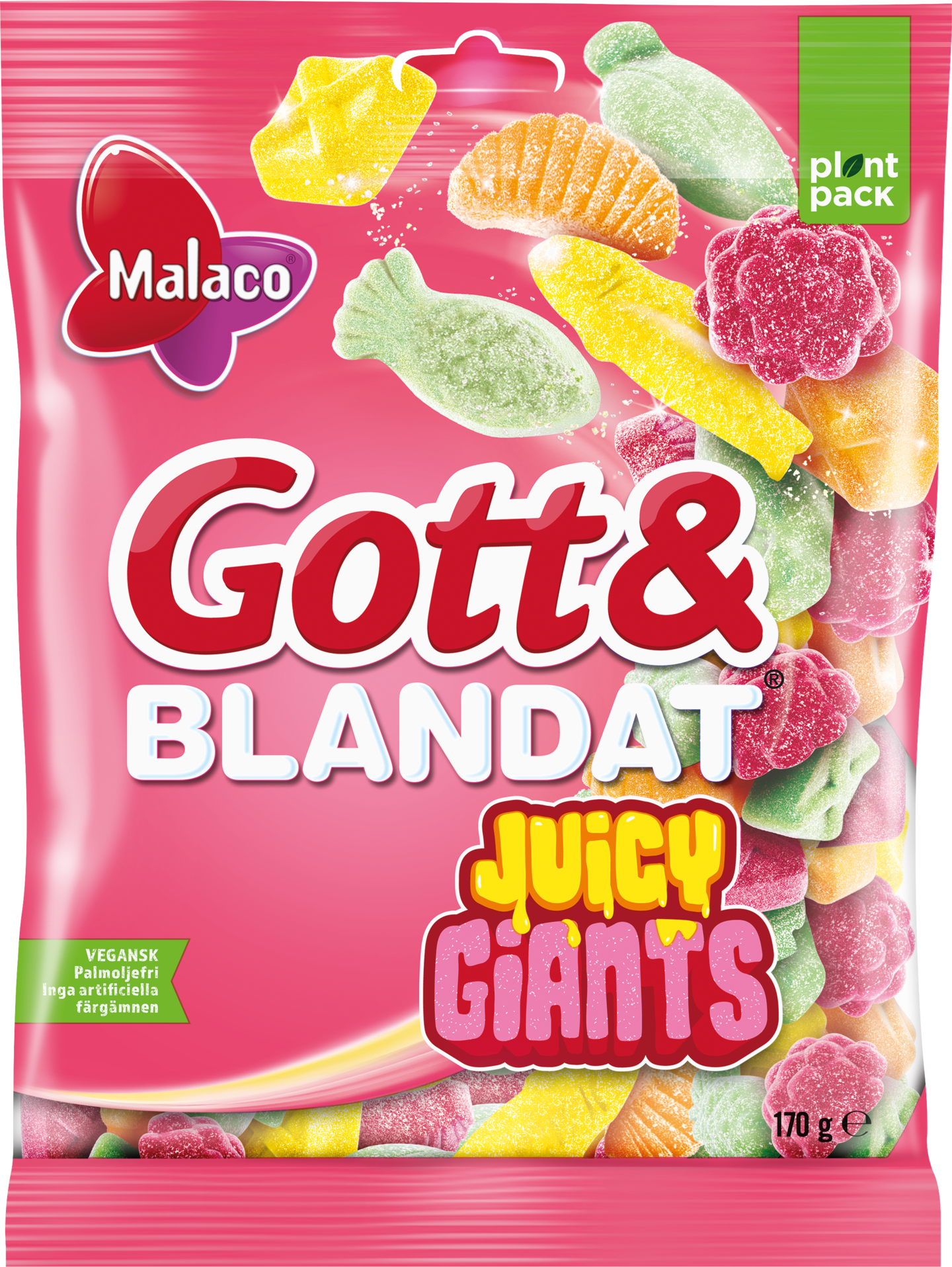 Malaco Gott&Blandat Juicy Giants makeissekoitus 170g