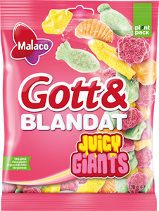 Malaco Gott&Blandat Juicy Giants makeissekoitus 170g