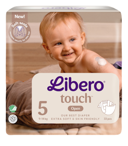 LIBERO Touch teippivaippa koko 5, 33kpl, 9-14 kg