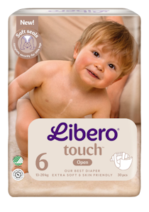 LIBERO Touch teippivaippa koko 6, 30kpl, 13-20 kg