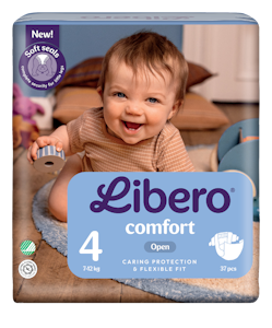 LIBERO Comfort teippivaippa koko 4, 37 kpl, 7-12kg