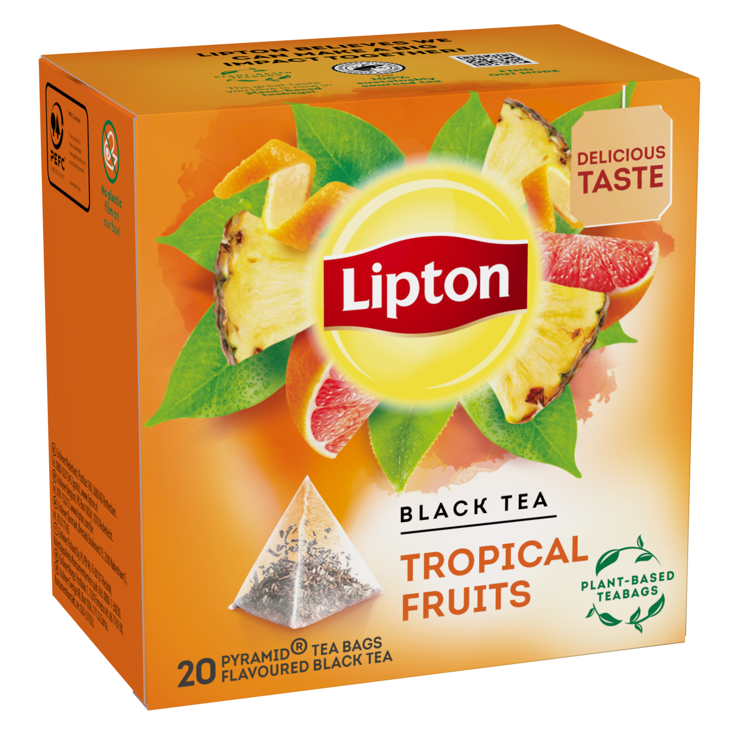 Lipton Tropical Fruit Tea 20 pyramidipussia 36g