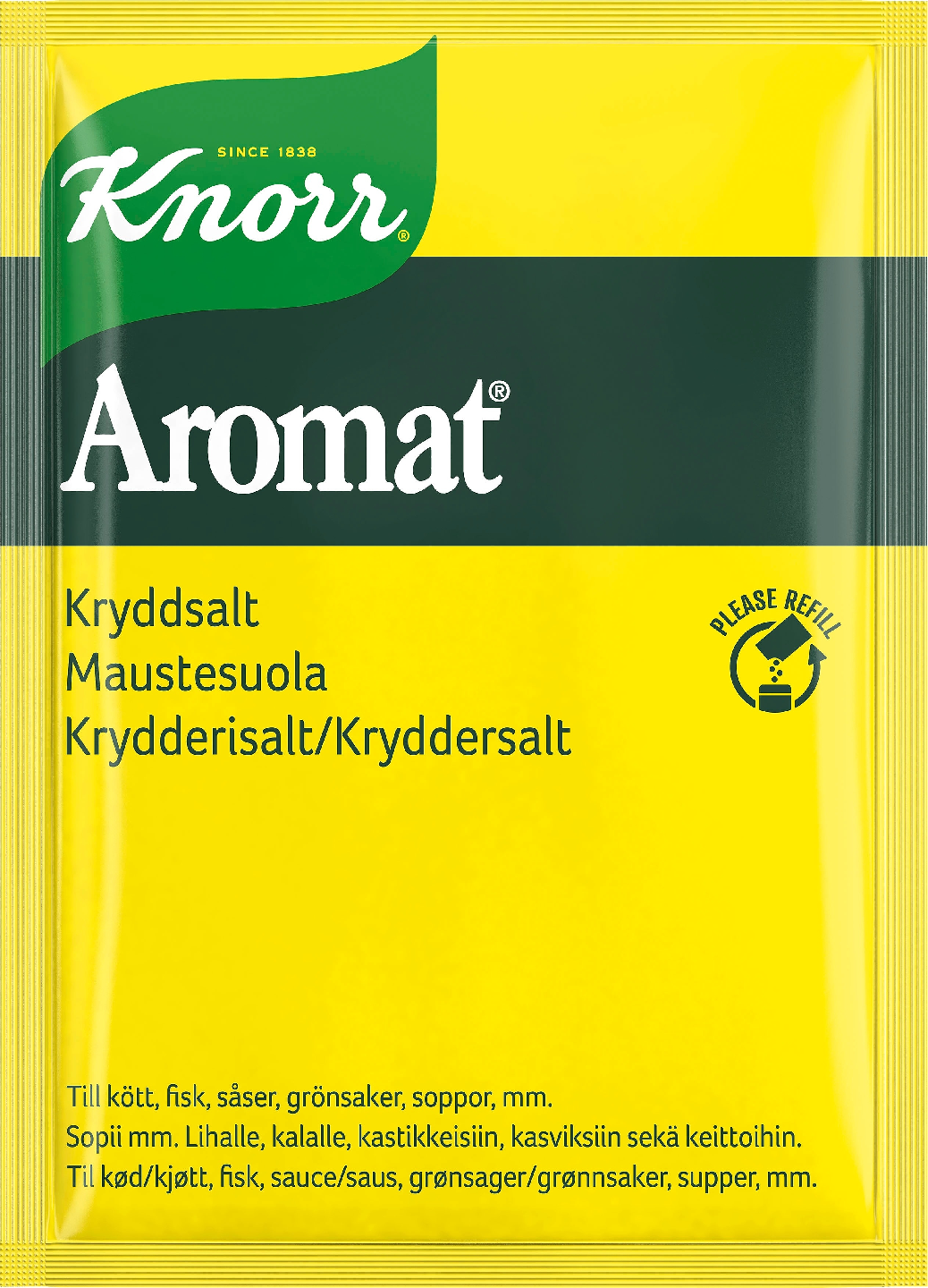 Knorr Aromat maustesuola täyttöpussi 90g