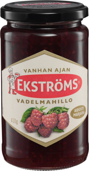 Ekströms Vanhan ajan vadelmahillo 410g