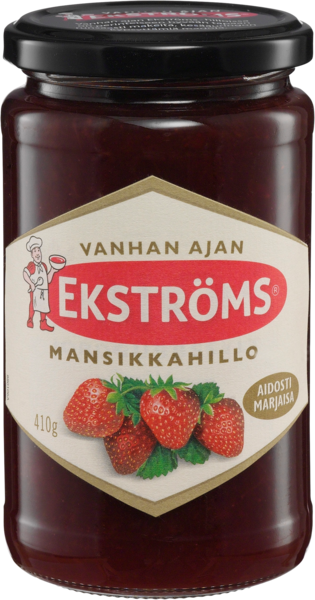 Ekströms Vanhan ajan mansikkahillo 410 g