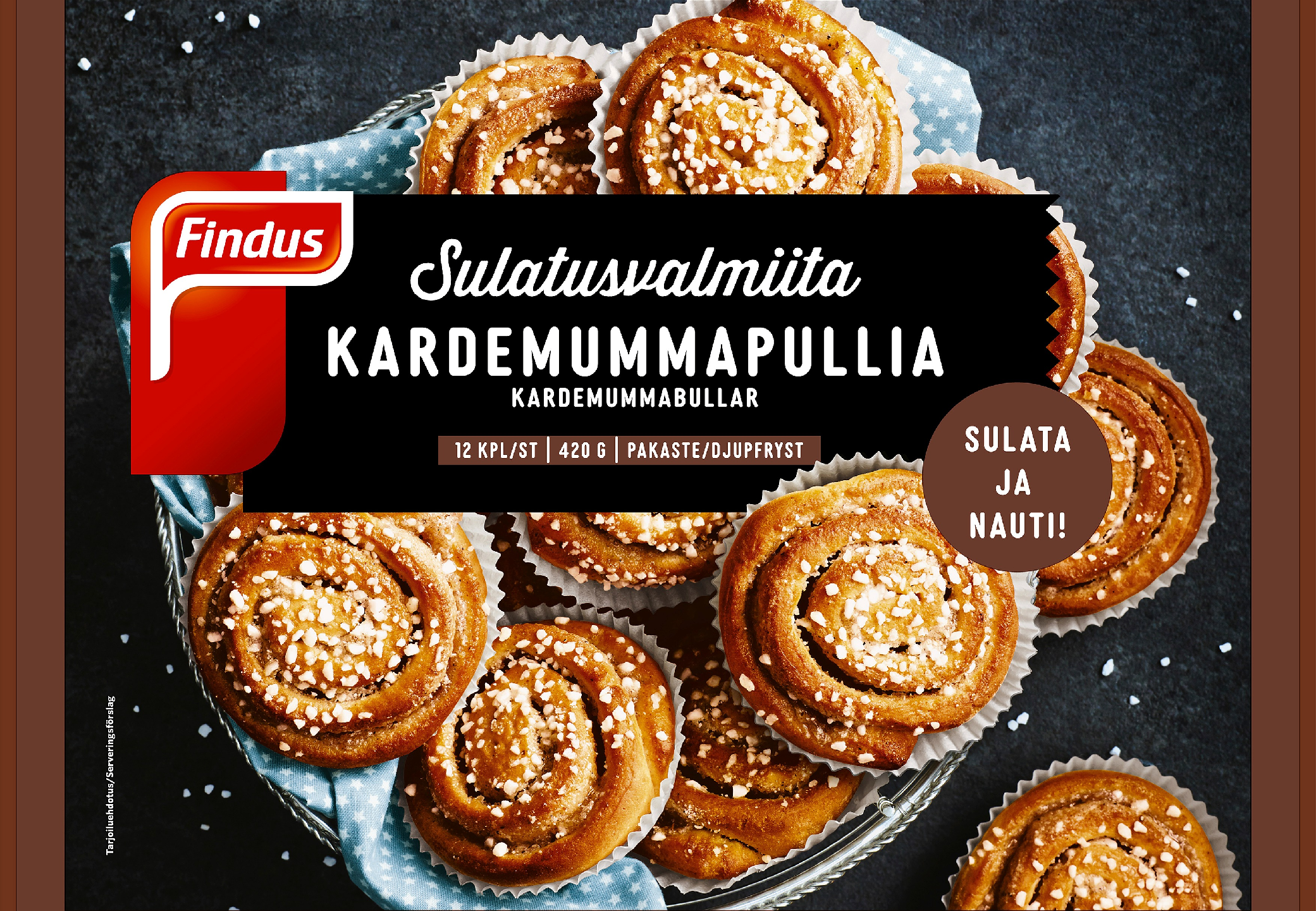 Findus kardemumma pulla 420g kypsä pakaste