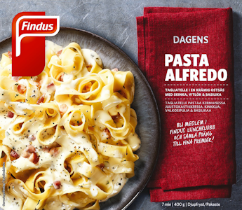 Findus Dagens pasta alfredo 400g pakaste