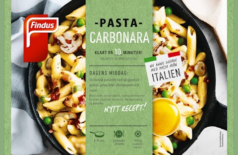 Findus pasta carbonara 1100g pakaste