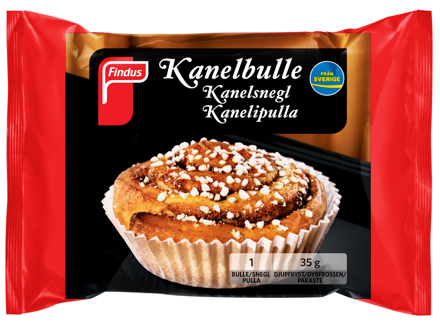 Findus Kanelipulla yksittäispakattu 35g pakaste