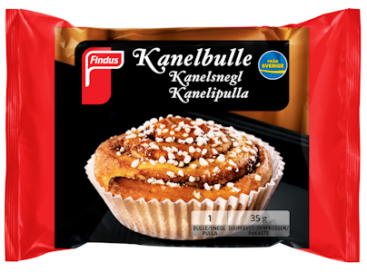 Findus Kanelipulla yksittäispakattu 35g pakaste