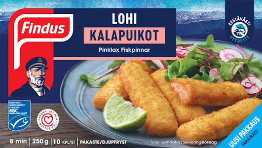 Findus lohi kalapuikot 250g pakaste