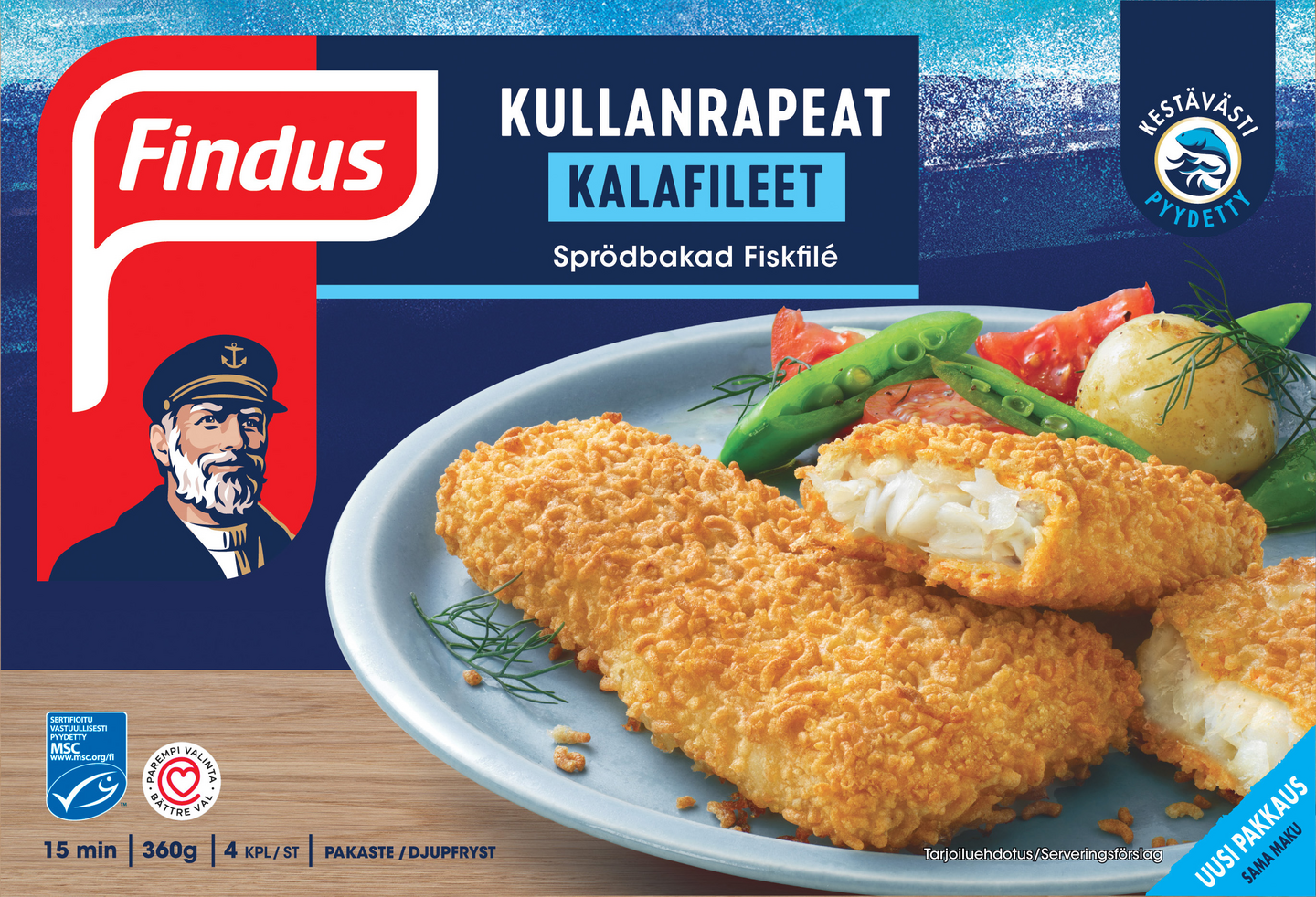 Findus Kullanrapeat kalafileet 360 g