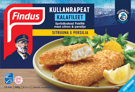 Findus Kullanrapeat kalafileet Sitruuna & Persilja 360 g