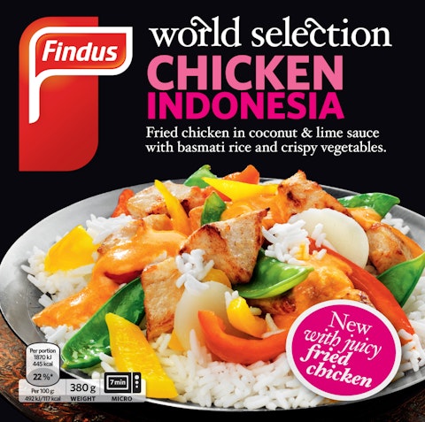 Findus WSA chicken indonesia 380g pakaste
