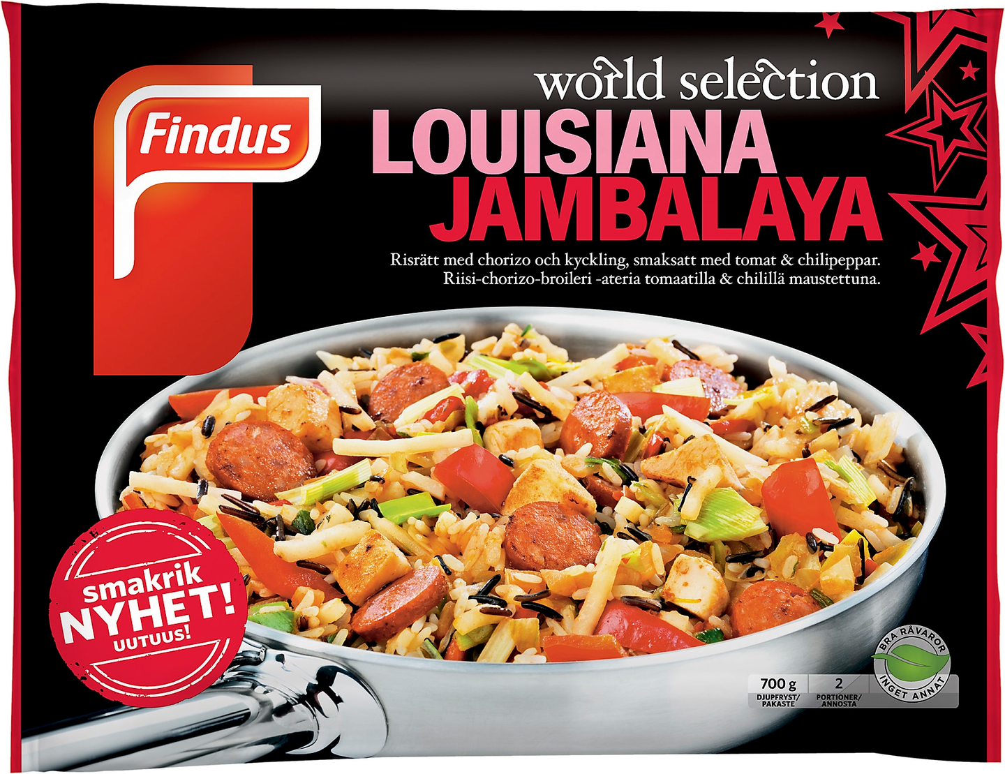 Findus 700g World Selection Louisiana Jambalaya | K-Ruoka Verkkokauppa