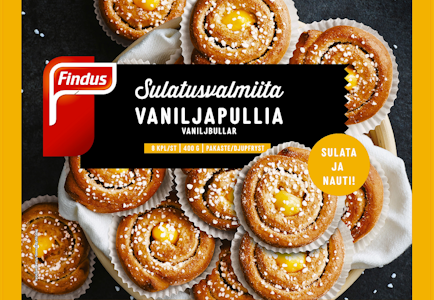 Findus Vaniljapullia 400 g kypsä pakaste