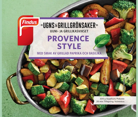 Findus Uuni&grillikasvs 500g Provence