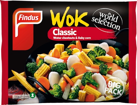 Findus Wok Classic Big Pack 750g