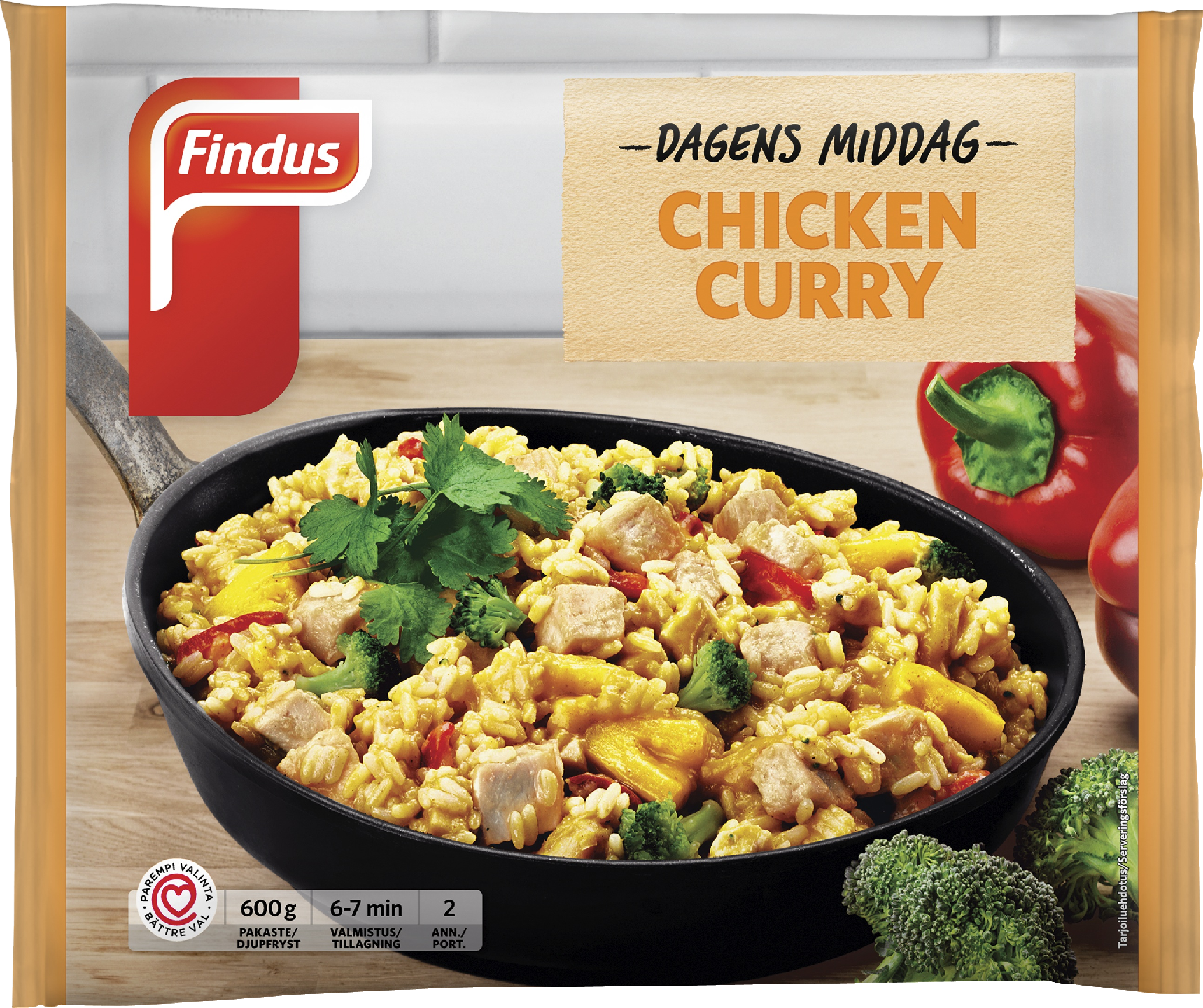 Findus Dagens Middag 600g chicken curry