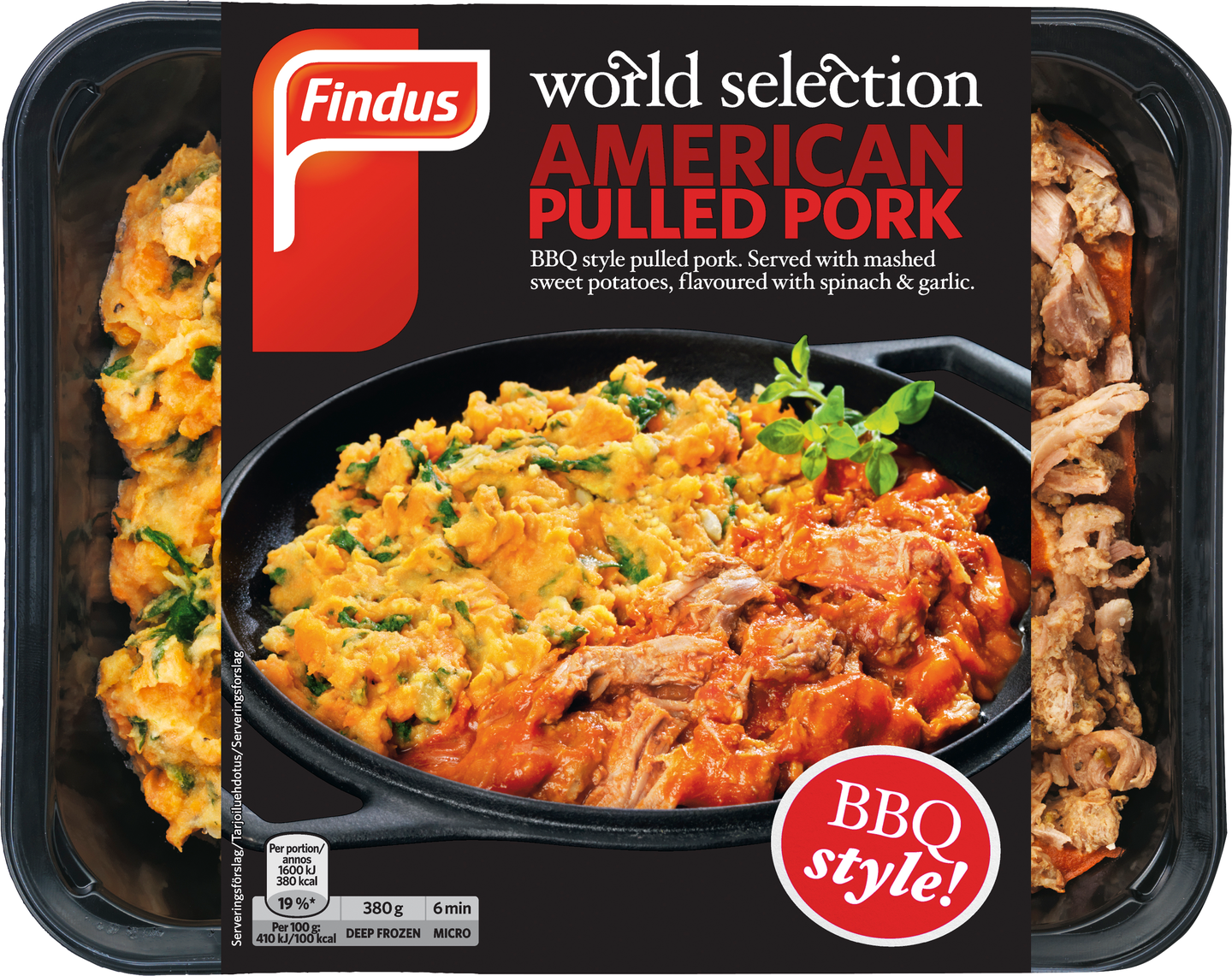 Findus WSA pulled pork 380g | K-Ruoka Verkkokauppa