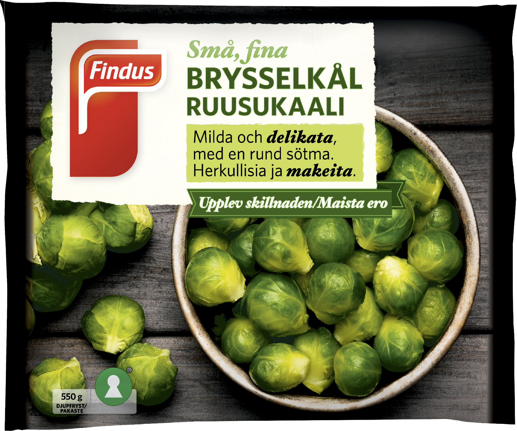 Findus ruusukaali 550g