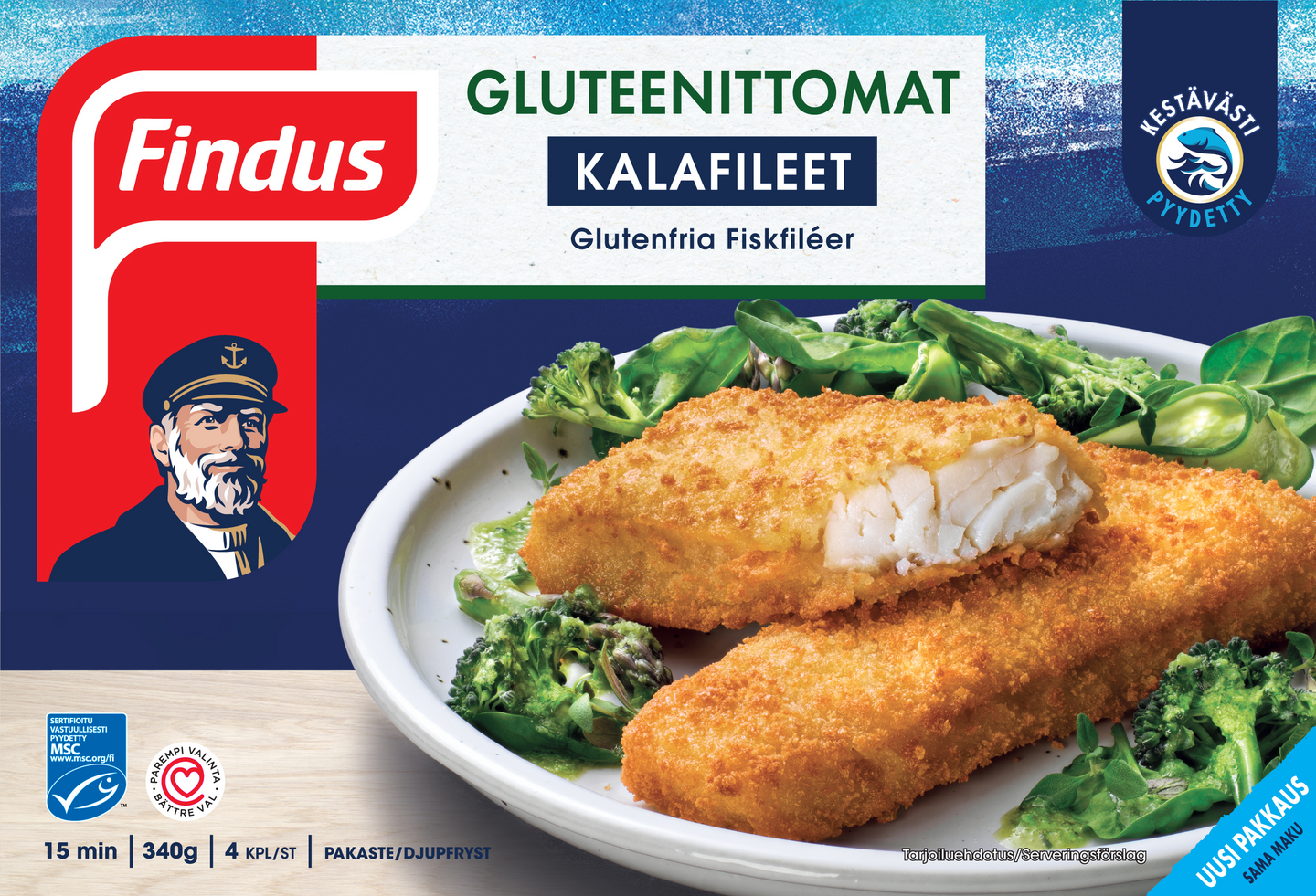 Findus kalafileet 340g MSC gluteeniton pakaste