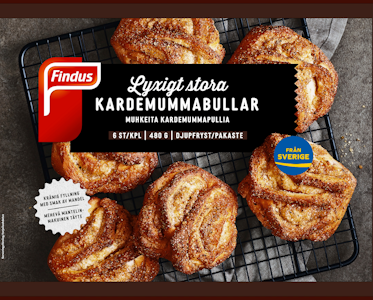 Findus muhkeita kardemummapullia 6/480g