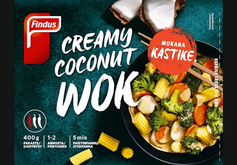 Findus Creamy Coconut Wok 400g pakaste