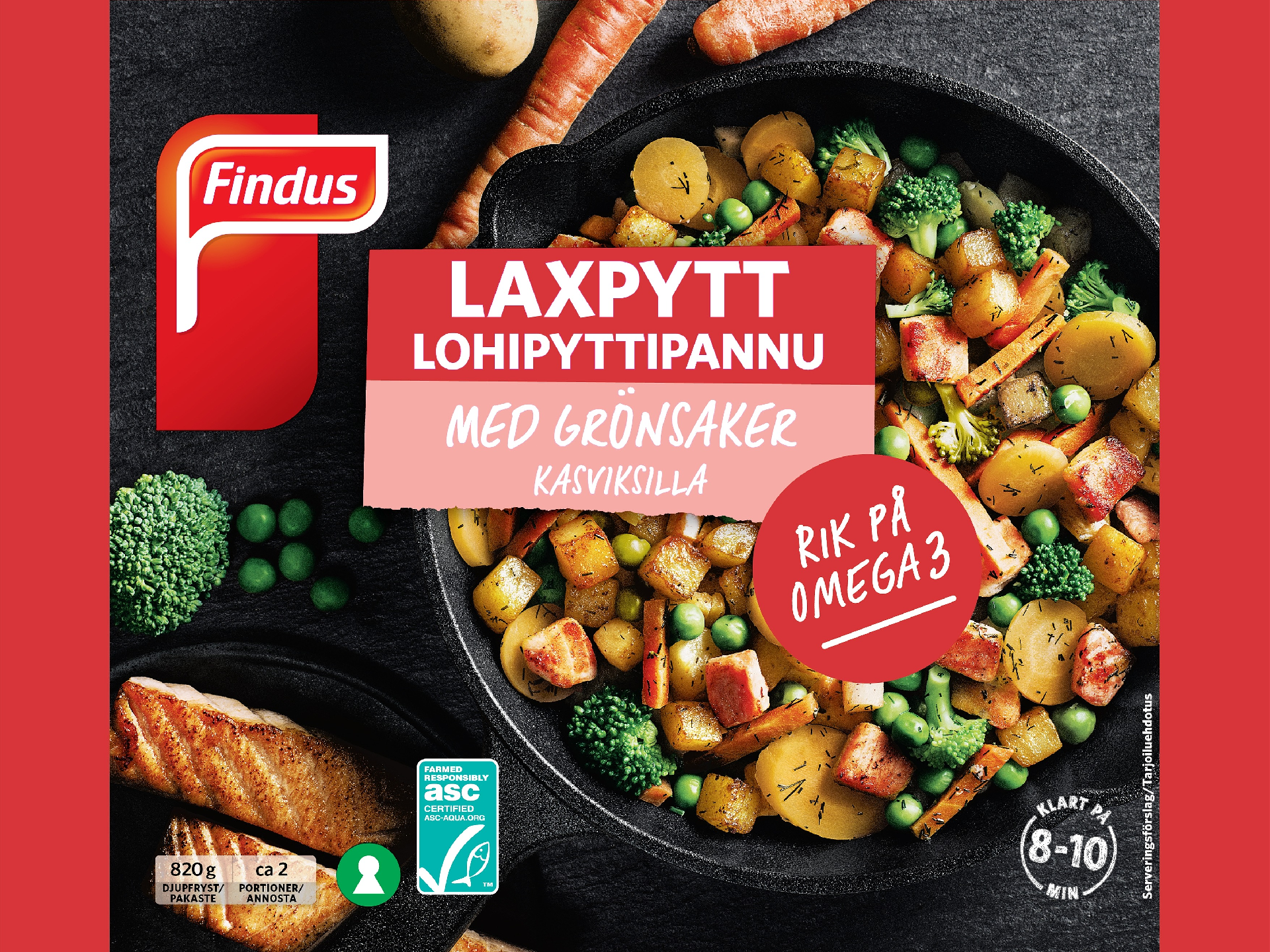 Findus Lohipyttipannu ASC 820g pakaste