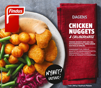 Findus Dagens chicken nuggets & chilibearnaise 360g pakaste