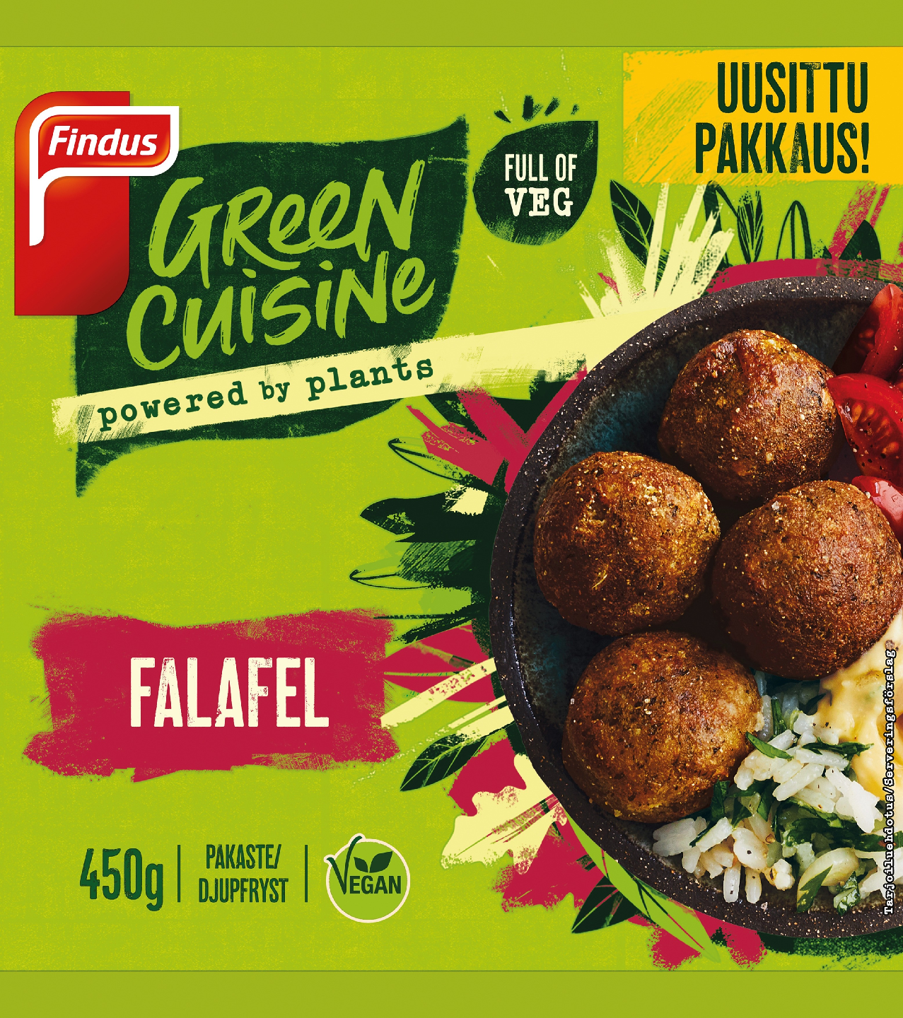 Findus Green Cuisine falafel 450g pakaste
