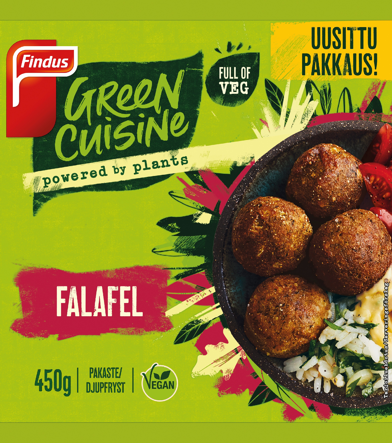 Findus Green Cuisine falafel 450g pakaste | K-Ruoka Verkkokauppa