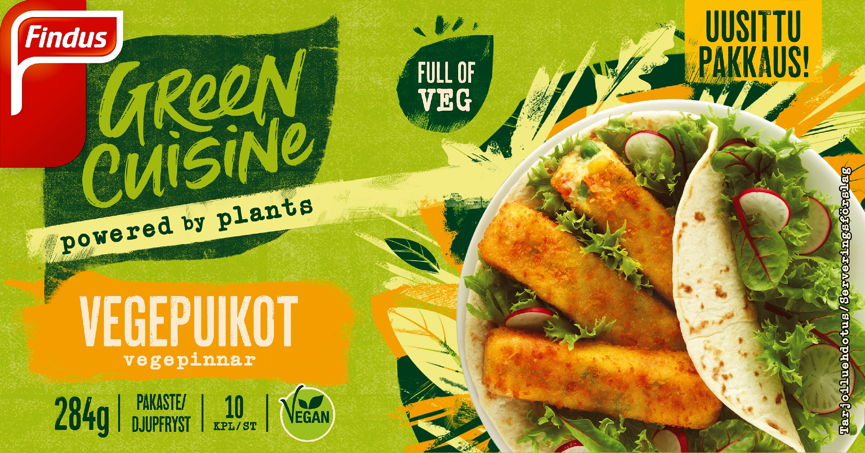 Findus Green Cuisine vegepuikot 284g pakaste