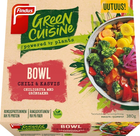 Findus Green Cuisine chili&kasvis bowl 380g pakaste