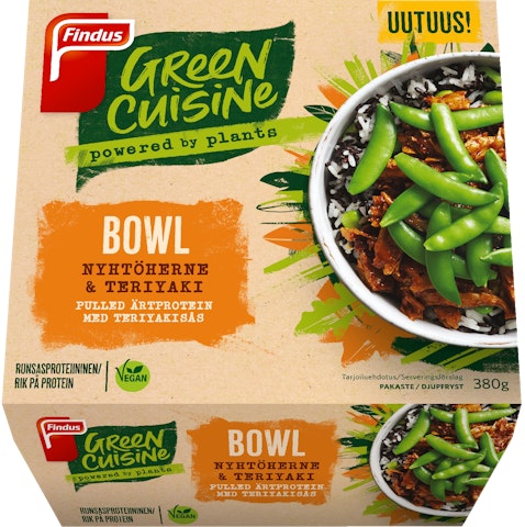 Findus Green Cuisine nyhtöherne&bowl 380g pakaste