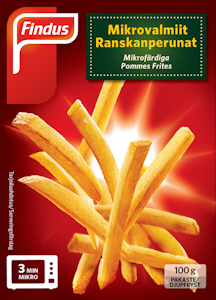 Findus Mikrovalmiit Ranskanperunat 2 x 100 g pakaste