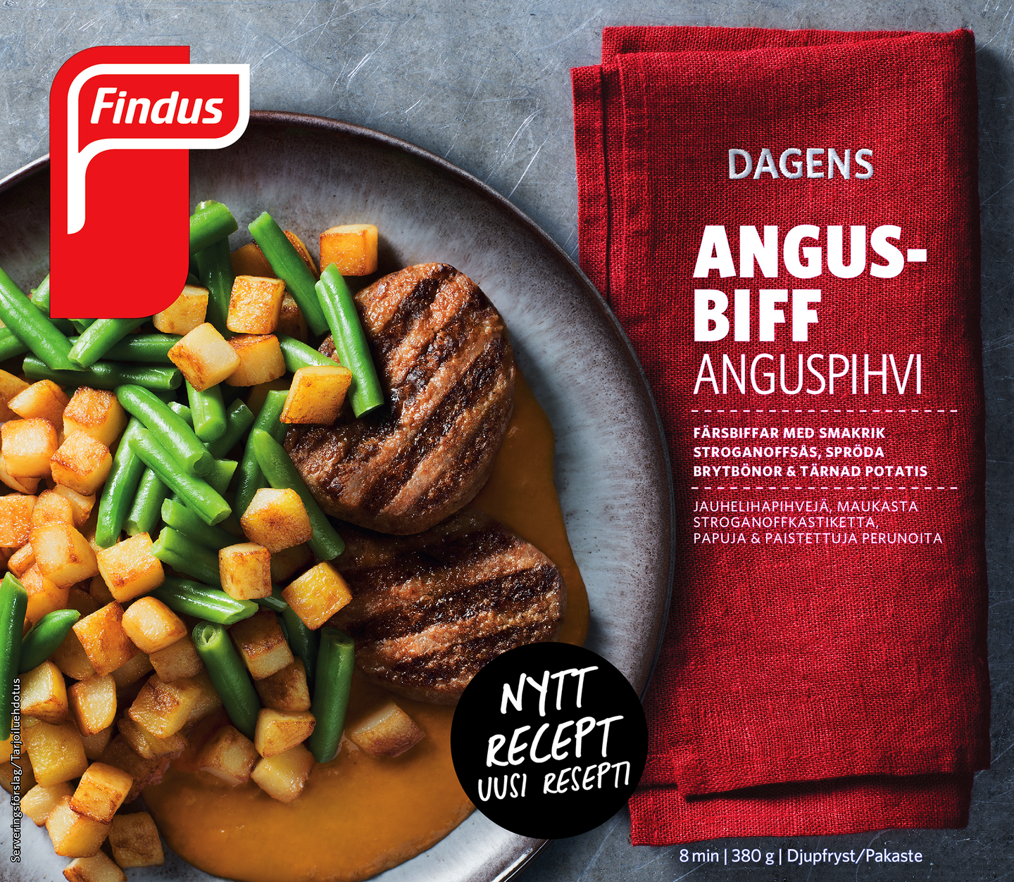 Findus Dagens Anguspihvi 380g pakaste