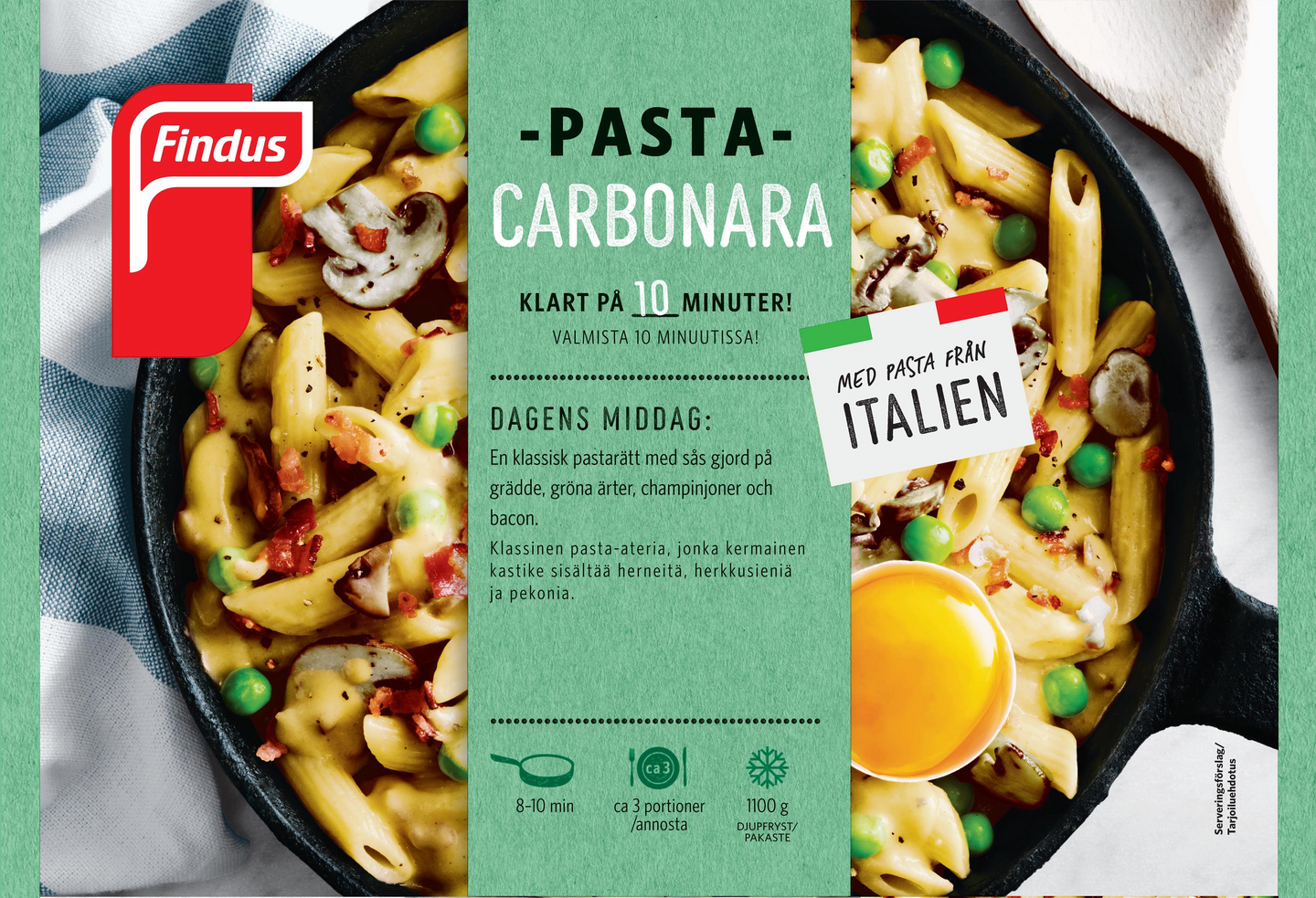 Findus Pasta Carbonara 1100 g pakaste