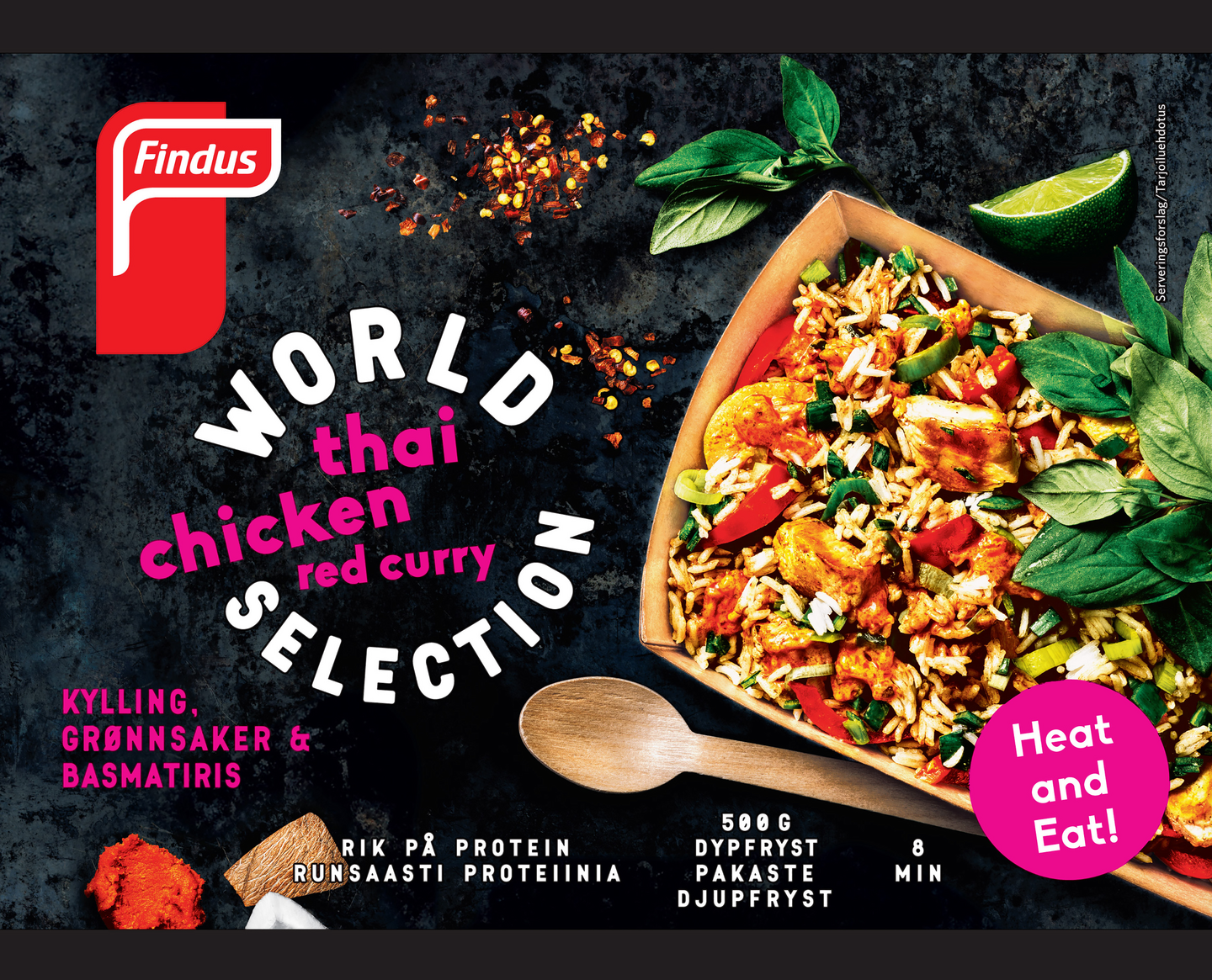 Findus World Selection Thai Red Curry Chicken 500g pakaste