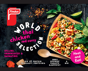 Findus World Selection Thai Red Curry Chicken 500g pakaste