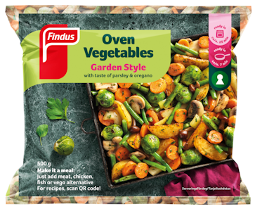 Findus Oven Vegetables - Garden Style 500g, pakaste