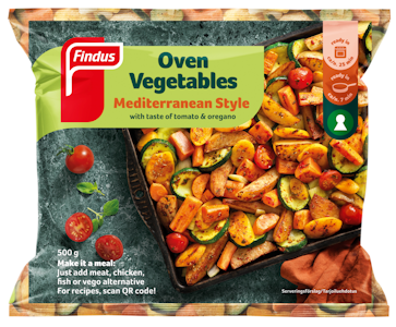 Findus Oven Vegetables - Mediterranean Style 500g, pakaste