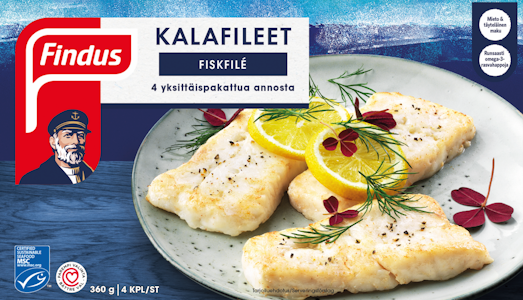 Findus kalafileet 360g/4kpl MSC pakaste