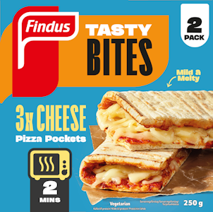 Findus pizza pockets 3 cheese 250g, pakaste