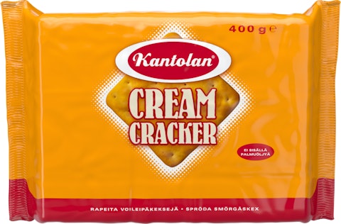 Kantolan Cream Cracker voileipäkeksi 400 g suolainen keksi