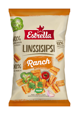 Estrella Linssisipsi 110g Ranch